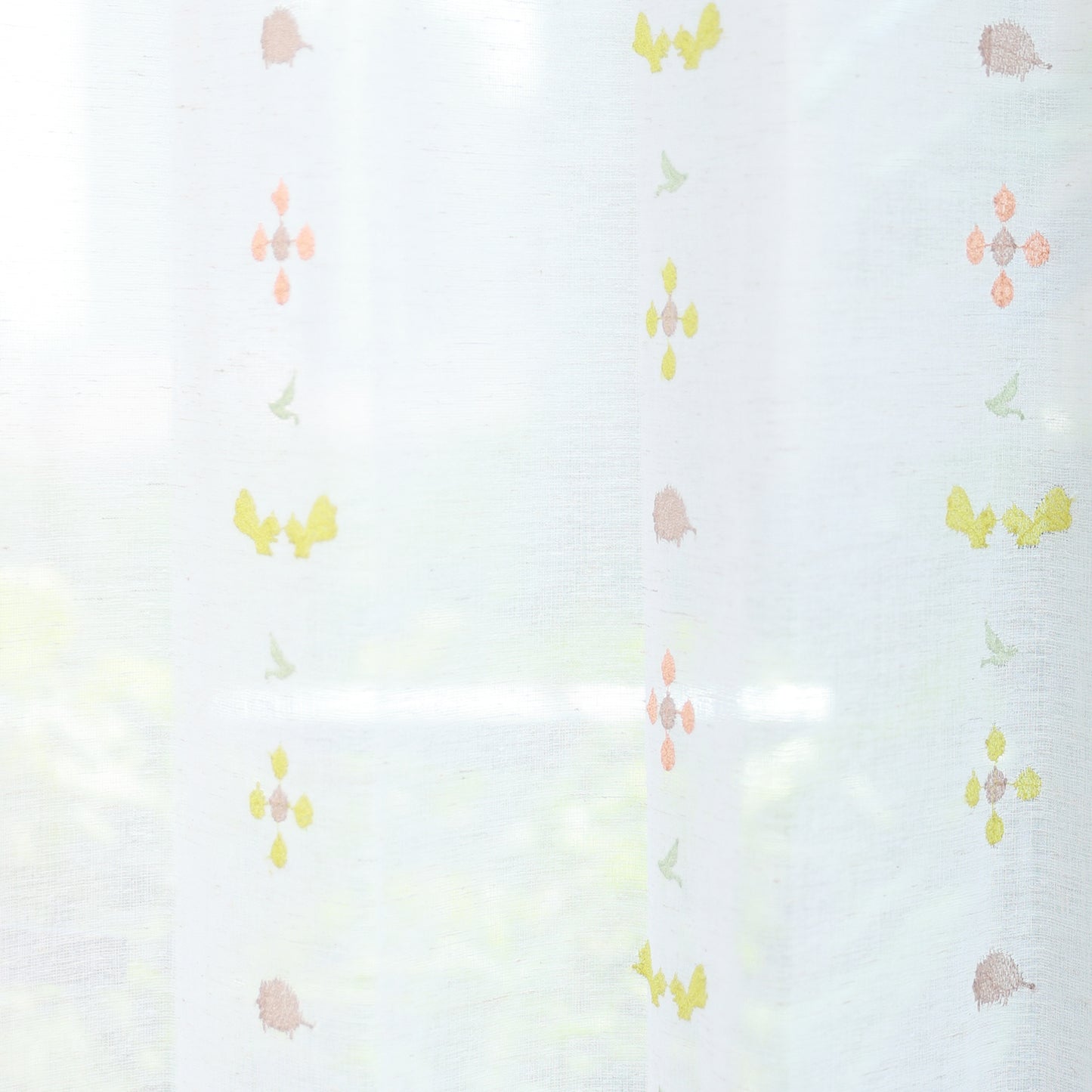 Japanese-designed embroidered lace curtains, privacy protection, heat insulation, sun protection, and UV resistance.1403NB009-BE